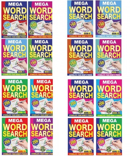Size word search books - word,