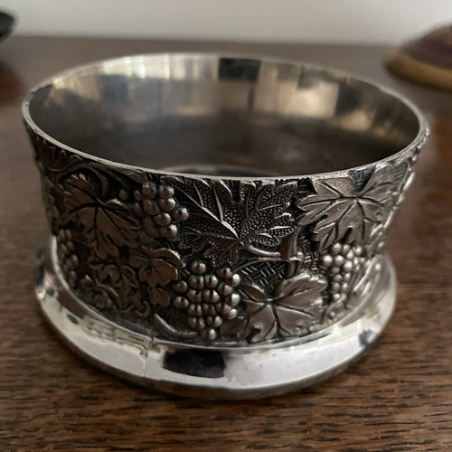 Vintage silver tone metal - vintage,