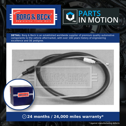 Handbrake cable rear - rear, or
