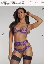 Agent Provocateur Jayce lingerie set purple 