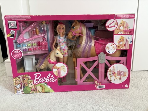 Barbie groom care horse - barbie, &