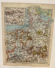 WW2 German Framed Map Rare