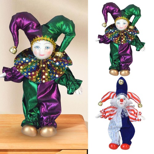 Ceramic clown figurines arts - ceramic,
