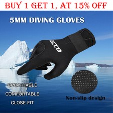 5mm Neoprene Adult Wetsuit Gloves Winter Warm Swimming Diving Surf Gloves AF