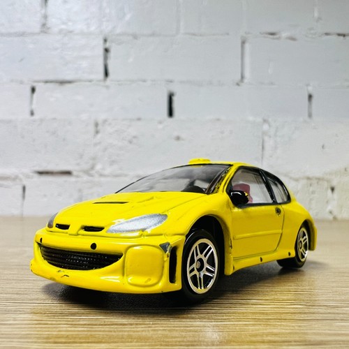 Peugeot 206 yellow diecast - peugeot,