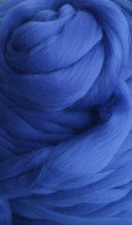SAPPHIRE Blue Wool Roving for