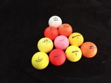 COLOURED  GOLF BALLS