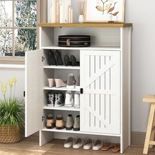 4-Tier Shoe Cabinet with