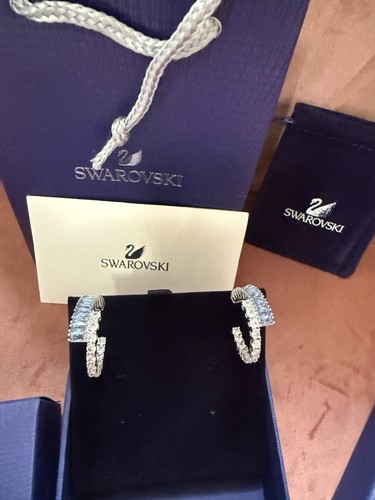 Swarovski earrings bleu and - earrings,