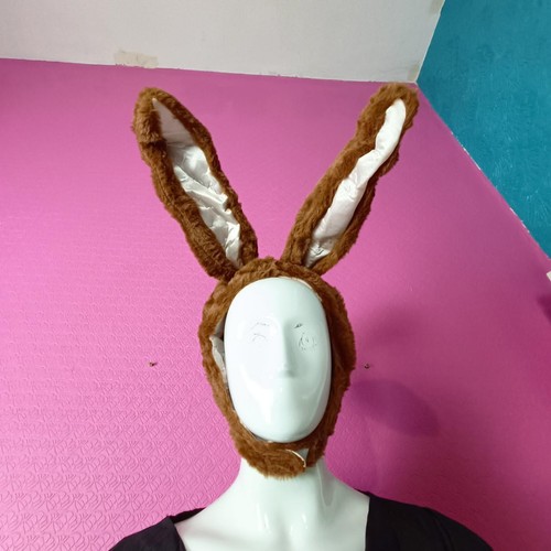 Brown bunny ears hat - bunny,