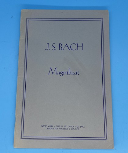 Vintagej bach magnificat - magnificat, in