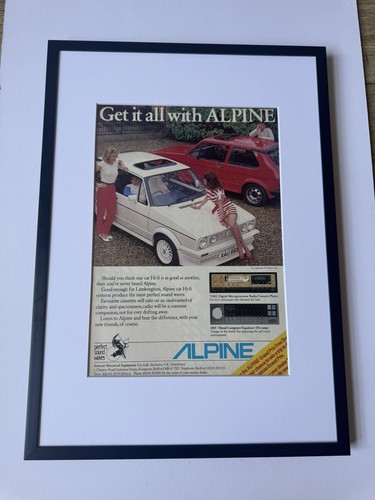 Framed original mk1 - framed, golf