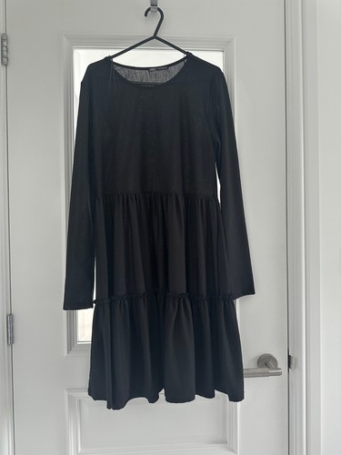 Zara womens black dress - zara,