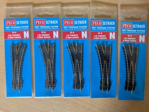 Gauge peco set track points - set,
