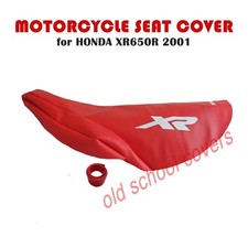 MOTORCYCLE SEAT COVER HONDA XR650R XR650 R  2001 RED MODEL