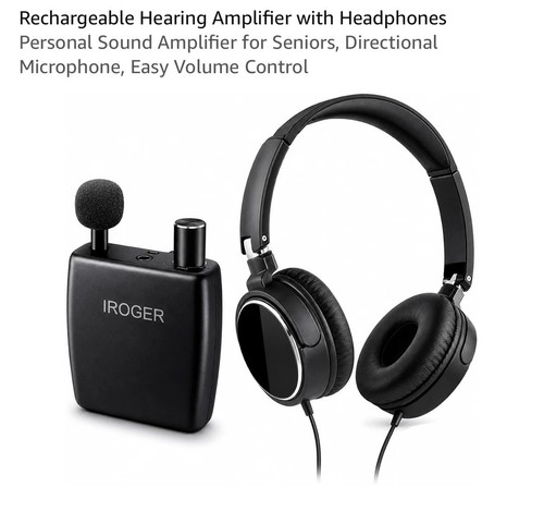 Iroger rechargeable hearing - rechargeable,