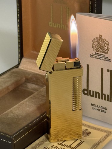 Vintage dunhill rollagas gold - dunhill,