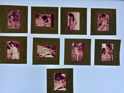 Vintage photo slide lot - , top