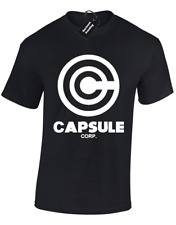 CAPSULE CORP. MENS T SHIRT FUNNY DRAGON FAN DESIGN GOKU SAIYAN GIFT S -5XL