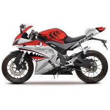 Yamaha YZF-R 125 2008-2013 - Rezo Shark Race Decal Fairing Kit