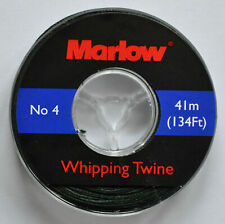 Marlow No 4 Waxed Whipping Twine - Green- 41m -134Ft  FREE DELIVERY