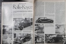 CC 1980 extracted magazine article: ROLLS-ROYCE (30 years of the Royal) story of