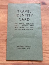 Vintage British Travel Identity Card To Molly Whillock w/ Photo