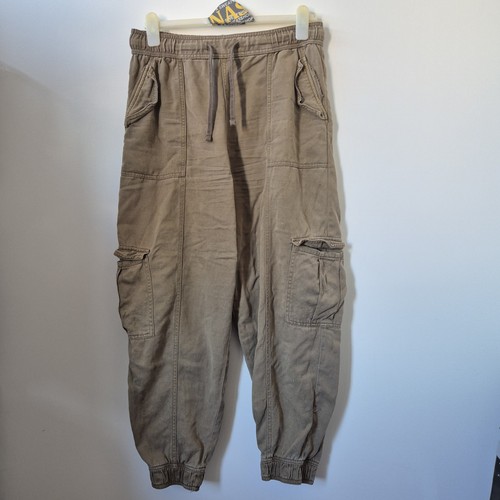 Baggy khaki cargo - khaki, jeans