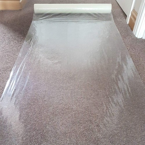 Clear carpet protector film - clear,