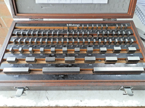 Mitutoyo imperial slip gauge