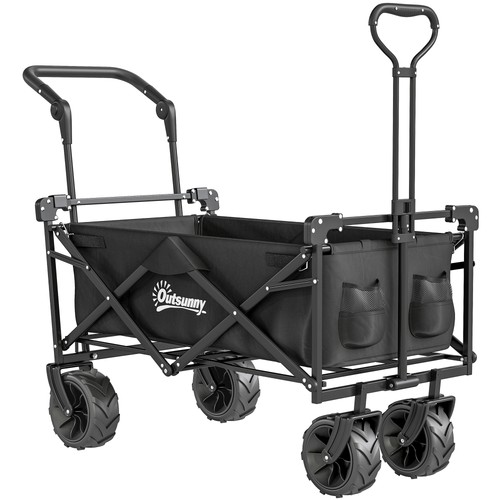 Foldable pull along trolley - foldable,