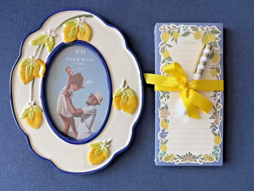 Lemon frame memo pad - frame,