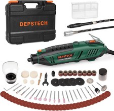 DEPSTECH Rotary Tool Kit 200W Corded 6 Speed For DIY, Craft, Engraving, Cutting