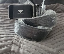 Giorgio Armani Medium/Large Genuine Leather Belt (30-36 Inches)