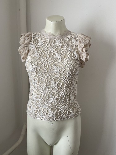Zara lace crochet crop - crochet, top