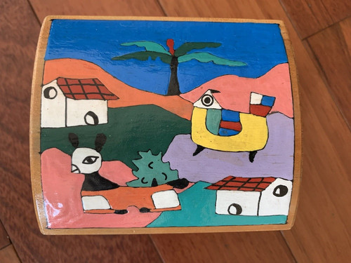 Hand painted trinket treasure - hand,
