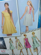 2014 Simplicity K1418 Project Runway Dress Sewing Pattern  Multi-Size UNCUT