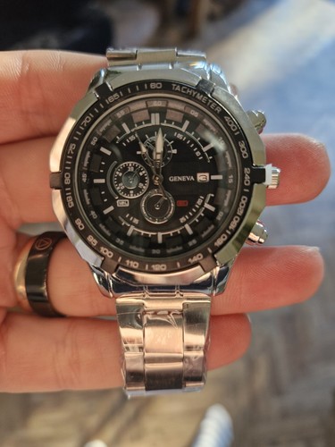 Geneva chunky mens watch - geneva,
