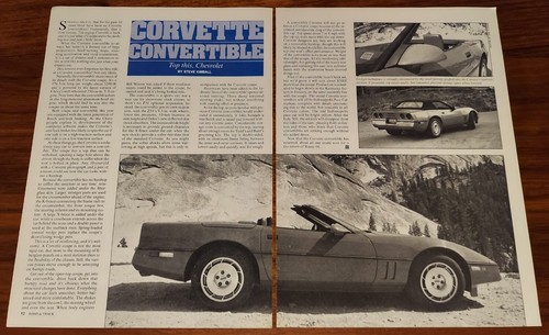 Corvette convertible magazine - corvette,