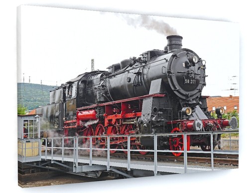 Steam train canvas - steam, picture