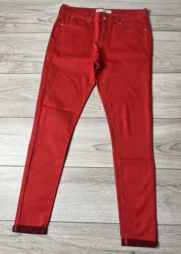 Topshop moto leigh red - moto,