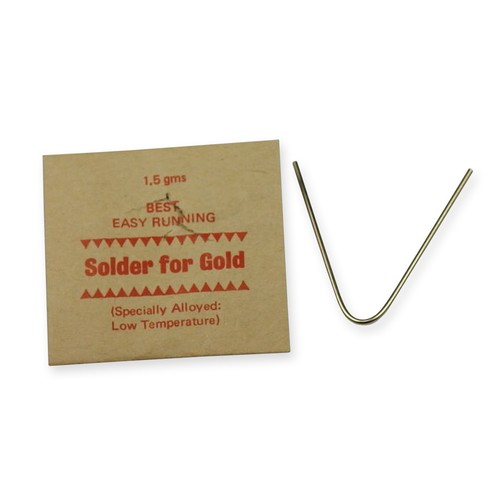 Gold solder strips - solder, 1.5g