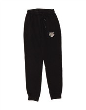 KENZO Womens Tracksuit Trousers Joggers UK 18 XL  Black Cotton CY06