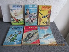 AMARDA ASSORTED BIGGLES BOOKS SOFTBACK X 6    see des.
