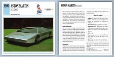 Aston Martin Bulldog - 1980 High Performance - Classic Cars Collectors Club Card