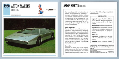 Aston martin bulldog - bulldog,