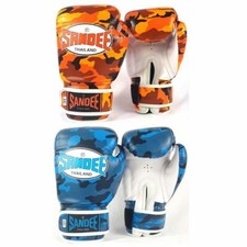 Sandee Authentic Kids Camo Boxing Gloves Muay Thai Martial Arts Glove 4 6oz 8oz
