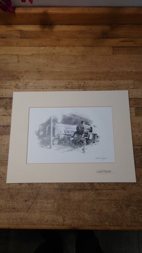 David shepherd signed print - shepherd,