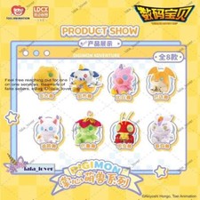 LDCX DIGIMON ADVENTURE PALM PLUSH SERIES CONFIRMED BLIND BOX FIGURE HOT CUTE TOY