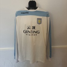 Aston Villa Football Sweatshirt 2XL XXL MACRON
